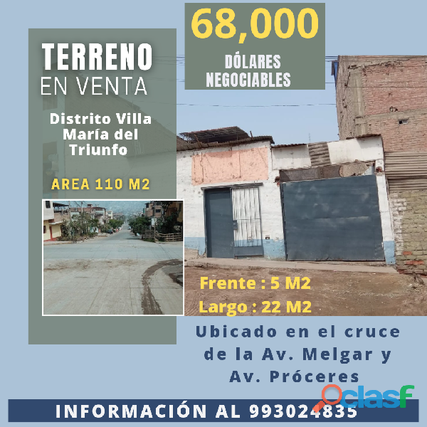 Oportunidad Unica se Vende Terreno