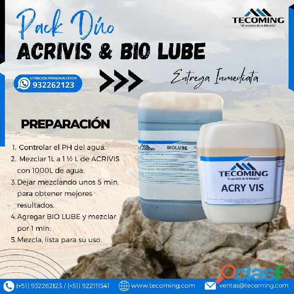 ACRIVIS & BIO LUBE/ TECOMING SAC_AREQUIPA