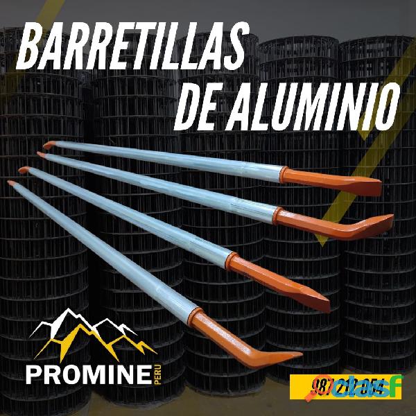 BARRETILLAS DE ALUMINIO PARA DESATE DE ROCAS EN MINA