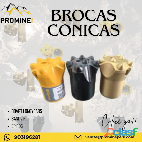 BROCAS CONICAS/ PRODUCTO MINERO/ PROMINE SAC_AREQUIPA