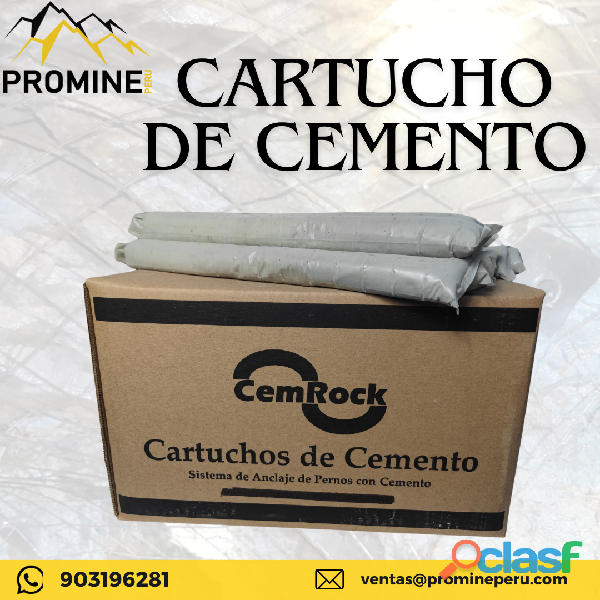 CARTUCHO DE CEMENTO/ PRODUCTO DE SOSTENIMIENTO MINERO/