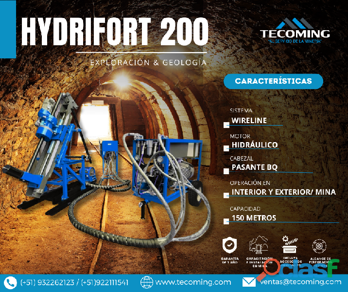 HYDRIFORT 200/ SOSTENIMIENTO MINERO/TECOMING SAC_AREQUIPA