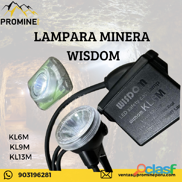 LAMPARA MINERA WISDOM/ SOSTENIMIENTO PARA MINAS/PROMINE