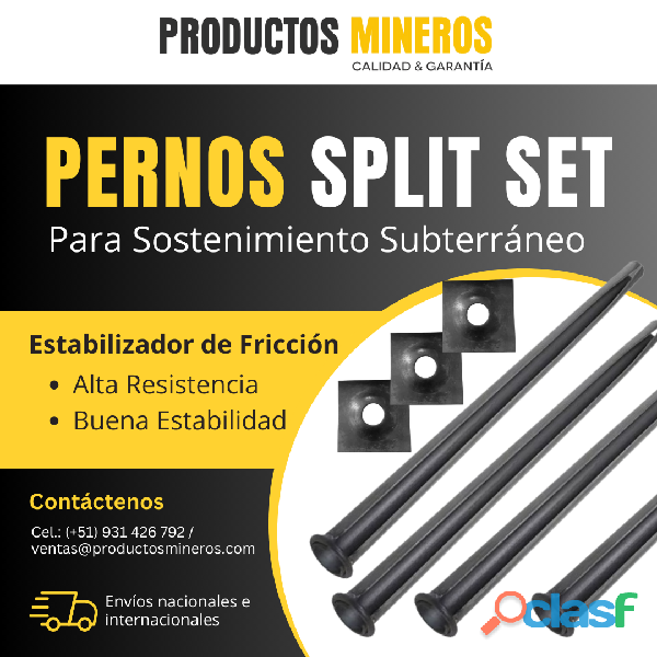 PERNOS SPLIT SET OFERTA