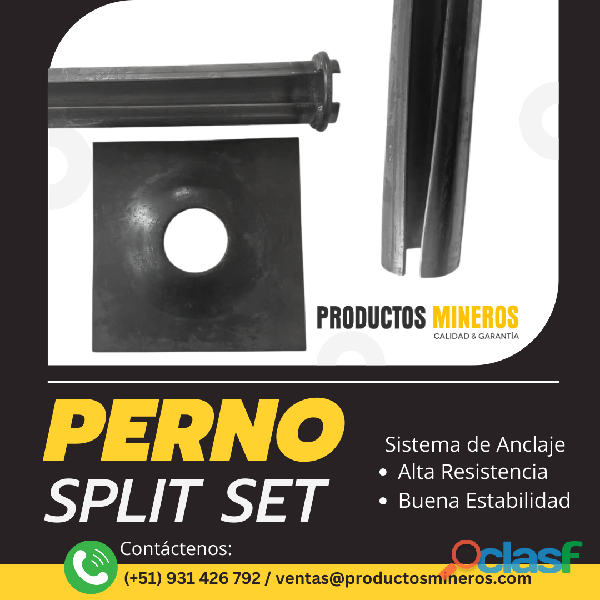 PERNOS SPLIT SET VENTAS LIMA