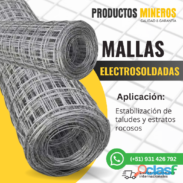 PRODUCTOS PARA MINERÍA – MALLAS ELECTROSOLDADAS