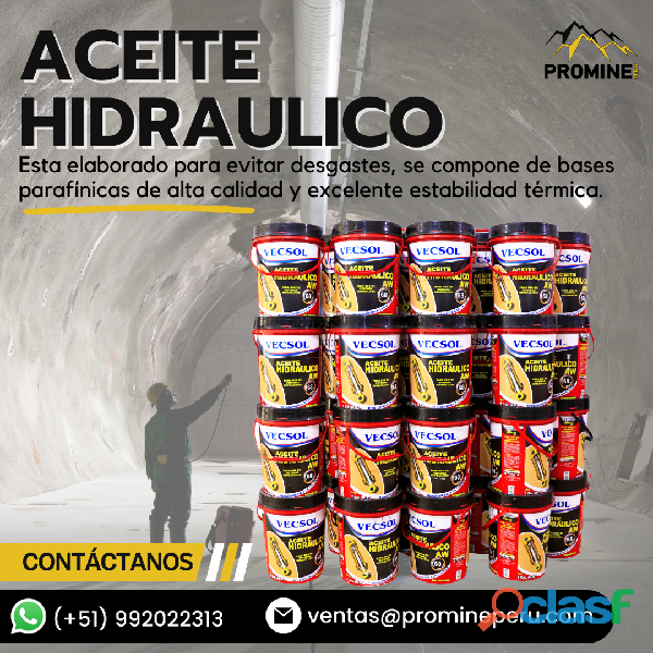 ACEITE HDRAULICO 68° || PROMINE PERU || PRODUCTOS MINEROS