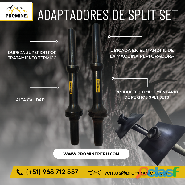 ADAPTADORES DE SPLIT SET | HEMBRA Y MACHO | PROMINE PERU