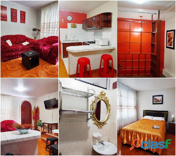 ALQUILO HERMOSO Y ACOGEDOR DEPARTAMENTO DUPLEX FRENTE AL