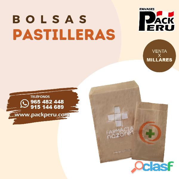 BOLSAS PASTILLERAS PARA FARMACIA