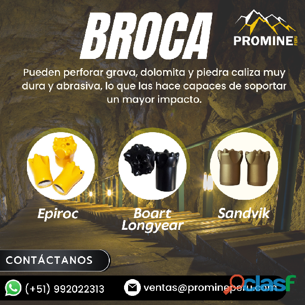 BROCAS DE BOTON || BOART LONGYEAR || PROMINE PERU