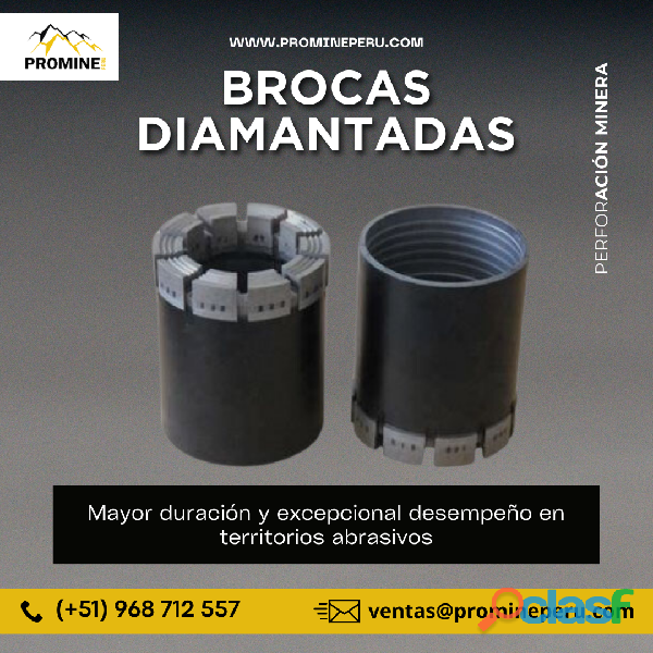 BROCAS DIAMANTADAS | PERFORACIÓN MINERA | PROMINE PERU