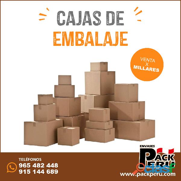 CAJAS DE EMBALAJE PARA ENVÍOS NACIONALES