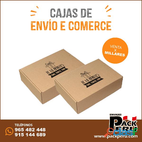 CAJAS DE ENVÍO E COMERCE PARA DESPACHO