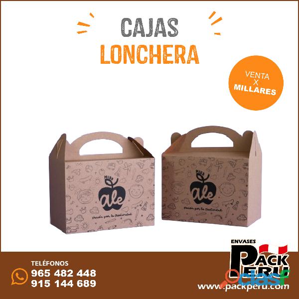 CAJAS LONCHERA PARA VARIEDAD DE ALIMENTOS