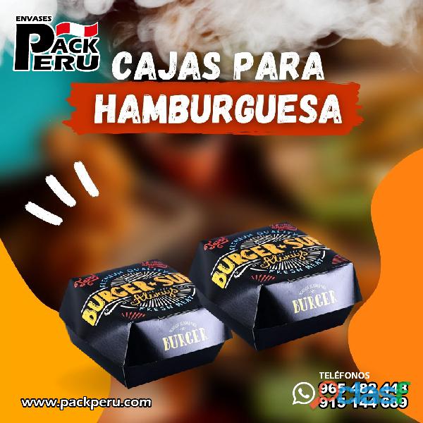 CAJAS PARA HAMBURGUEZA PERSONALIZABLES