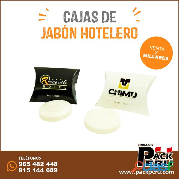 CAJAS PARA JABÓN HOTELERO