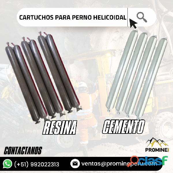 CARTUCHO || RESINA || CEMENTO || PROMINE PERU