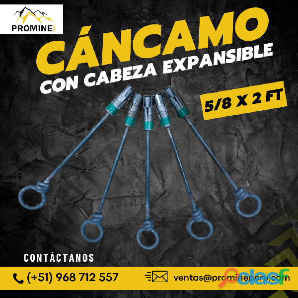 CÁNCAMO CON CABEZA EXPANSIBLE | SUJECIÓN | FIJACIÓN |