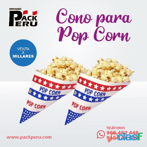 CONOS PARA CANCHITA POP CORN