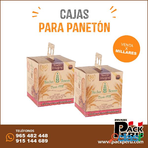 EMPAQUES PARA PANETÓN ARTESANAL