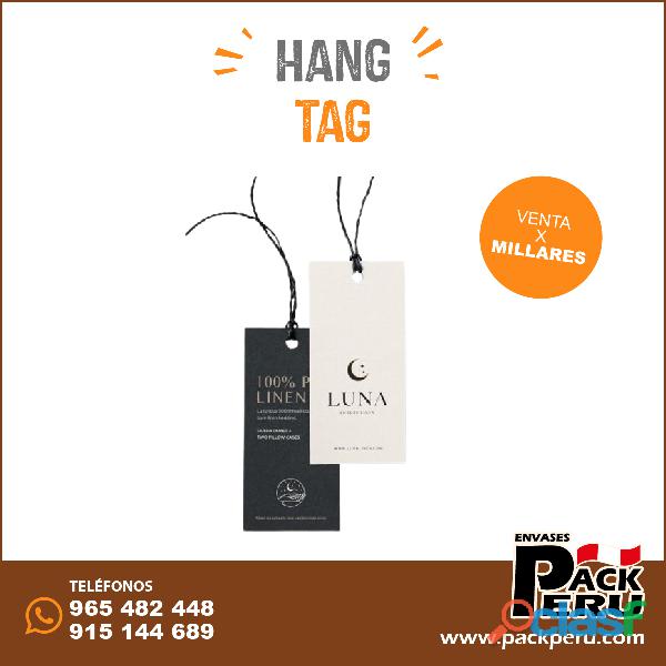 HANG TAGS PERSONALIZADOS