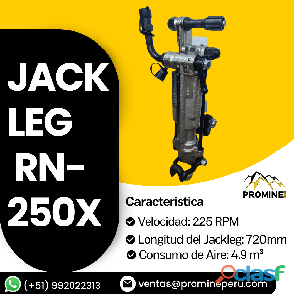 JACKLEG || RN 250X || PROMINE PERU || MAQUINARIA