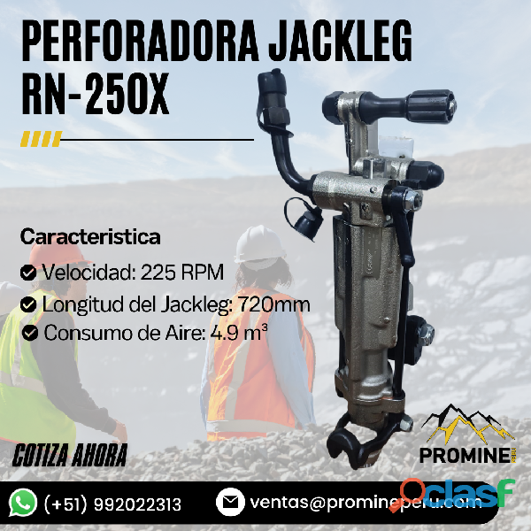 JACKLEG || RN250X || PERFORADORA NEUMATICA || PROMINE PERU