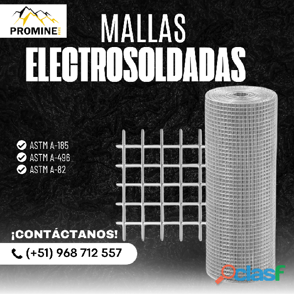 MALLAS ELECTROSOLDADAS | COCADA 4X4 | GALVANIZADA Y NEGRA |