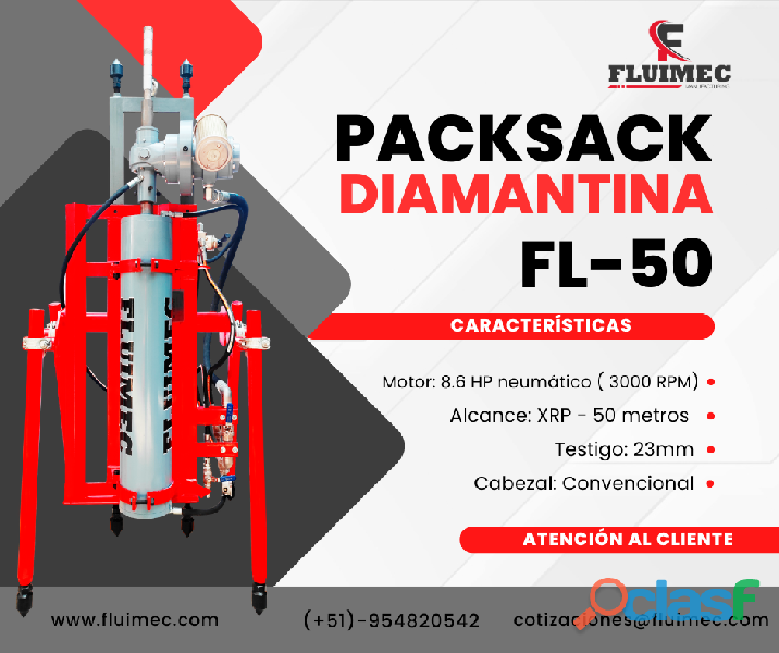 PACKSACK NEUMATICA FL50 indispensable para la exploración y