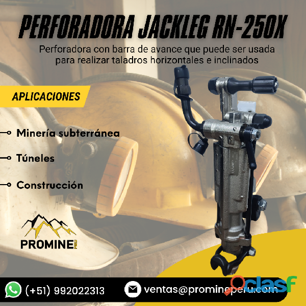 PERFORADORA JACKLEG RN 250X || PROMINE PERU || MINERIA