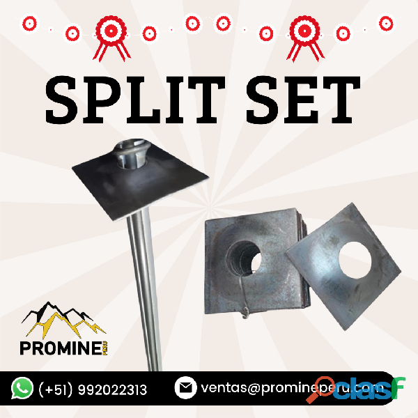 SPLIT SET: PERNO DE FRICCION PARA MINERIA || PROMINE PERU