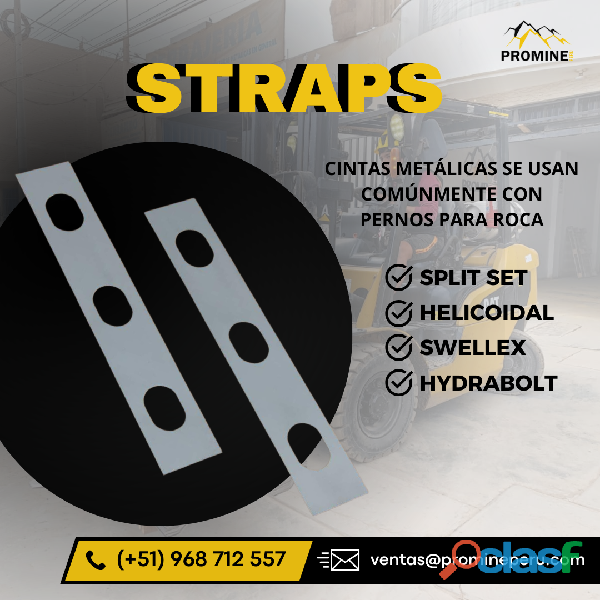 STRAPS | CINTAS METÁLICAS | PROMINE PERU