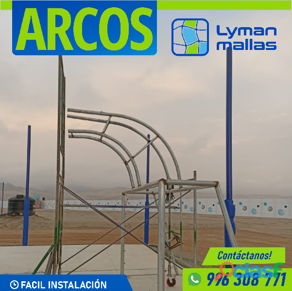 Calidad y resistencia en estructuras de arco con Lyman