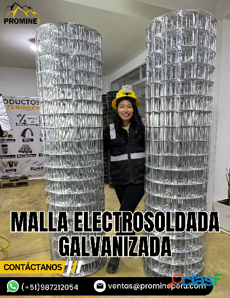 MALLA ELECTROSOLDADA ANCLAJE SEGURO PROMINE PERU