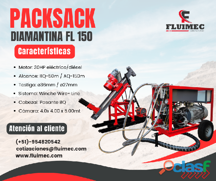 PACKSACK DIAMANTINA FL150 // EQUIPO FLEXIBLE PARA INTERIOR