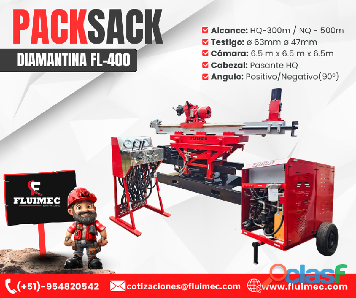 PACKSACK DIAMANTINA FL400 // exploración geología