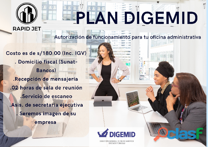 PLAN DIGEMID !! Desde S/180.00