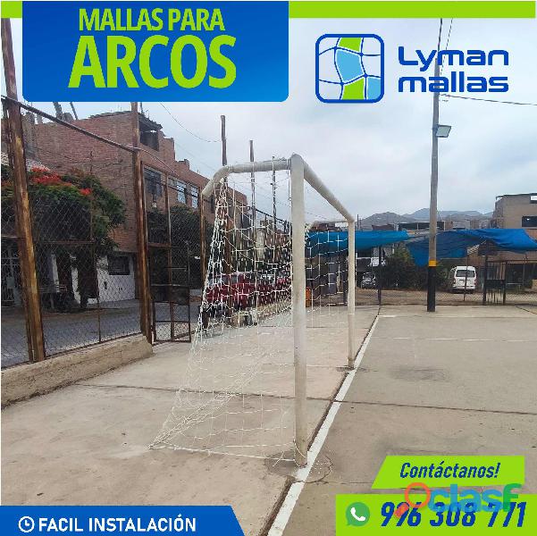 Porterías adaptadas a tus necesidades en Lyman Mallas ⚽?