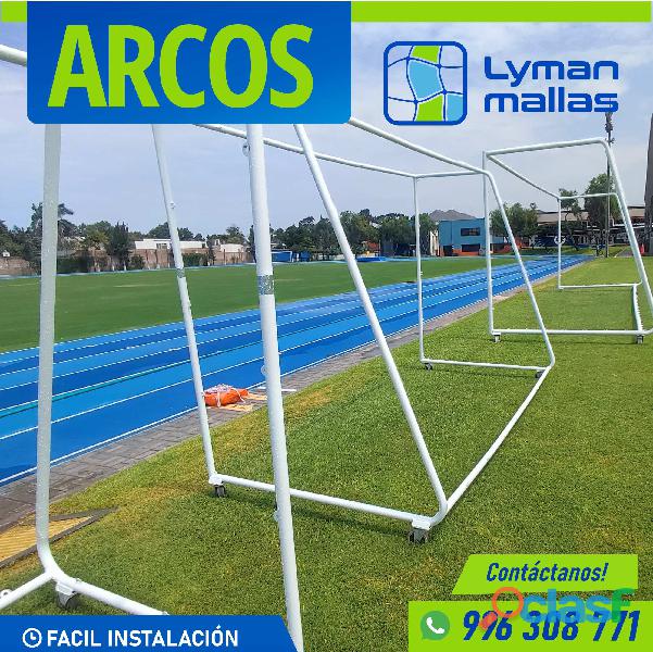 Porterías personalizadas para tu campo con Lyman Mallas ??