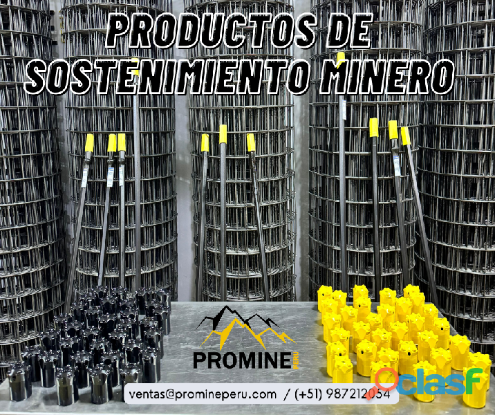 SOSTENIMIENTO MINERO PRODUCTO PROMINE PERU