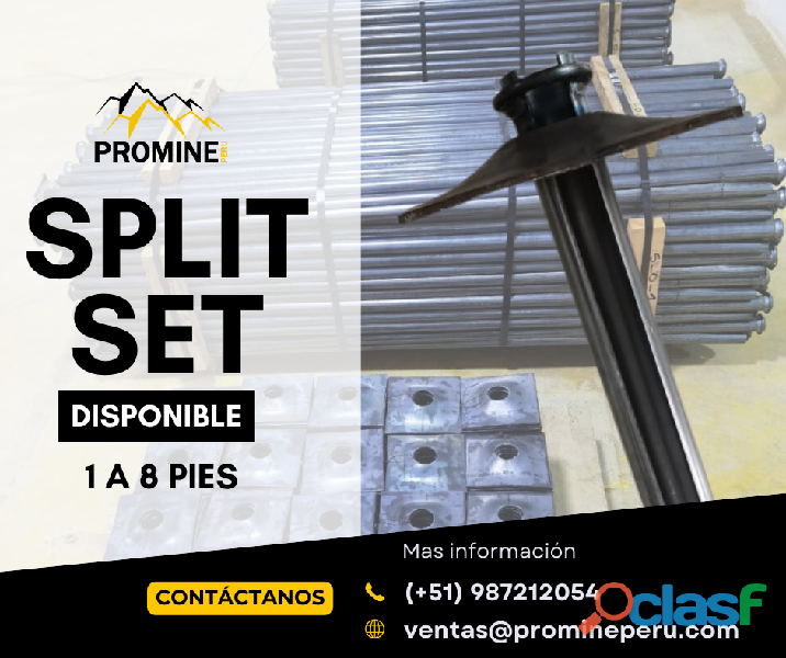 SPLIT SET ACERO ACCESORIO PROMINE PERU