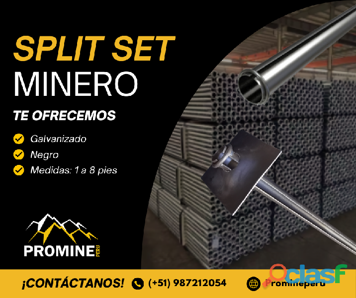 SPLIT SET MINERIA ARTESANAL PROMINE PERU