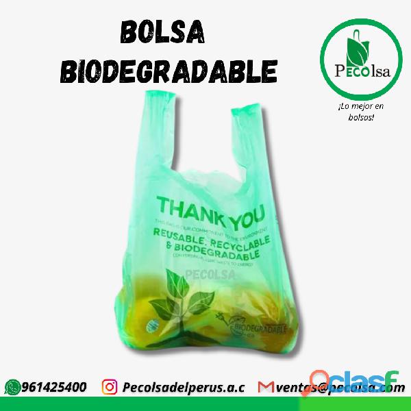 BOLSAS BIODEGRADABLES 100% ECOLOGICAS