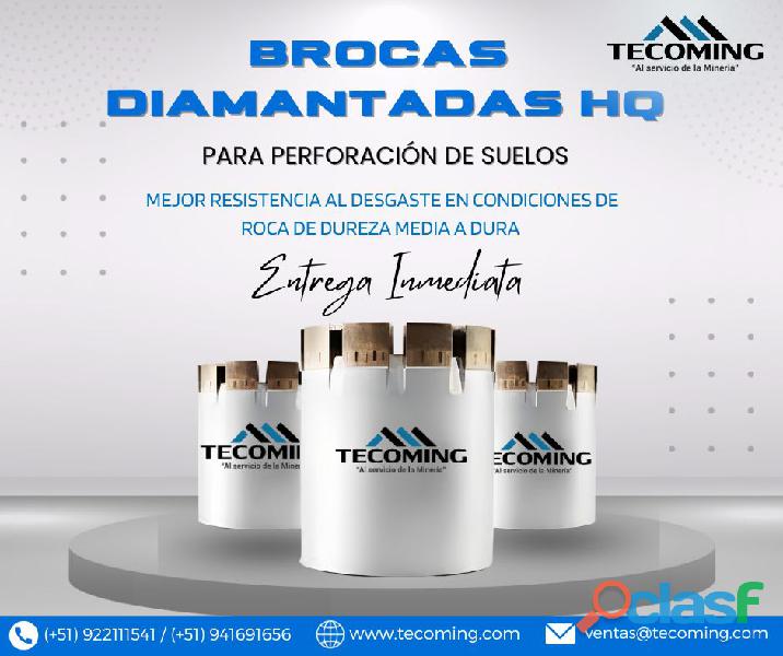 BROCAS HQ DIAMANTADAS PERFORACIÓN LÍNEAS // TECOMING