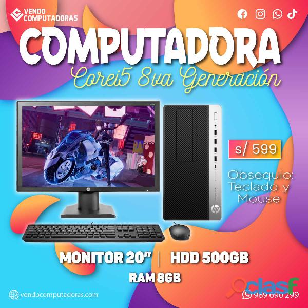 ⚙️ CORE I5 + 500GB ? ¡TODO EN UNA PC POTENTE!