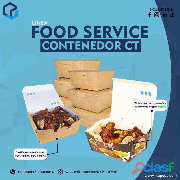 Cajas y Empaques personalizados sector gastronómico