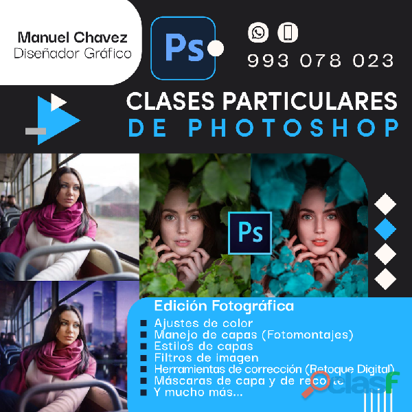 Clases Particulares de Adobe Photoshop a todo nivel