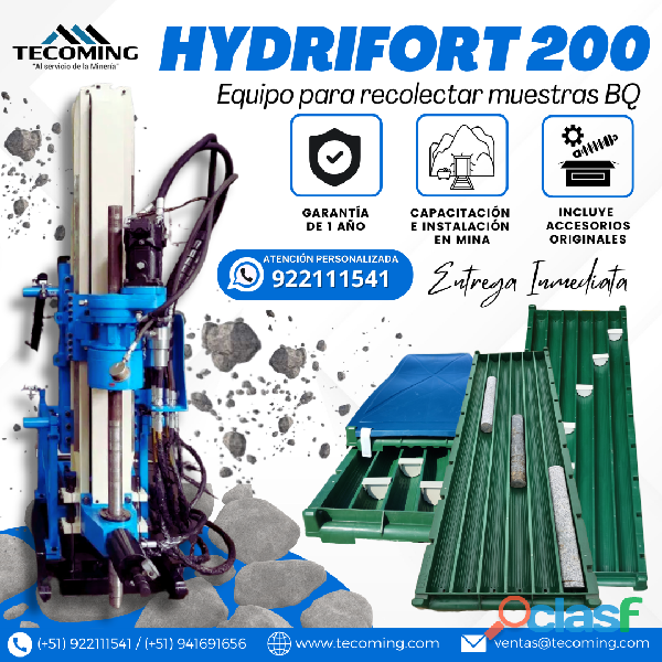 EQUIPO PARA MINA SUPERFICIE E INTERIOR MINA – HYDRIFORT