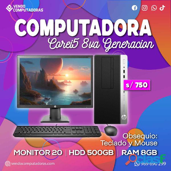 ?? ¡PC CORE I5 CON OBSEQUIOS, ENTREGA HOY! ??